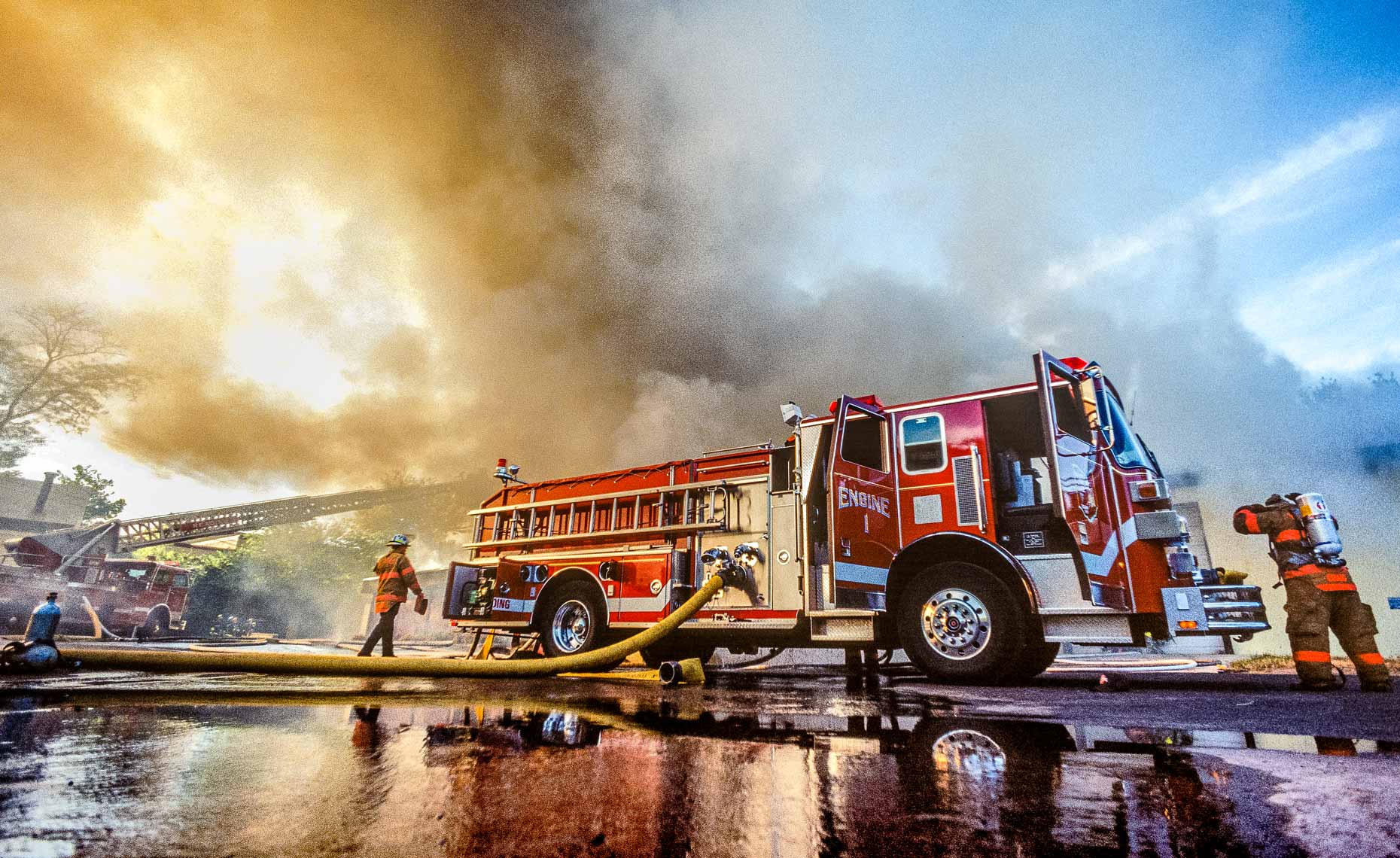 Fire-truck-on-scene-1